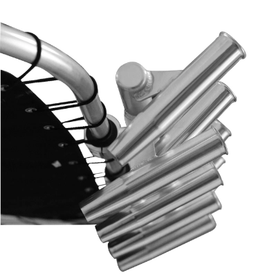 Aluminum 9 Rod Holder Rocket Launcher