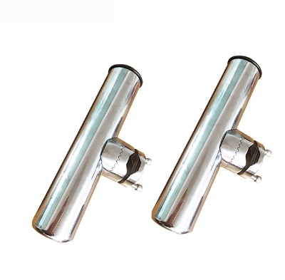 Pair of Stainless Rod Holder